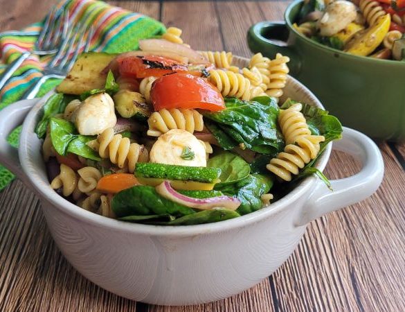 Whole Foods Market Pasta Salad with Grilled Summer Vegetables and Fresh Mozzarella