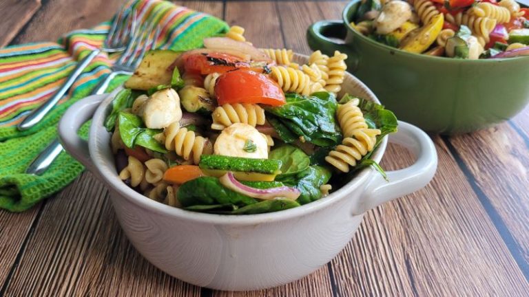 Whole Foods Market Pasta Salad with Grilled Summer Vegetables and Fresh Mozzarella