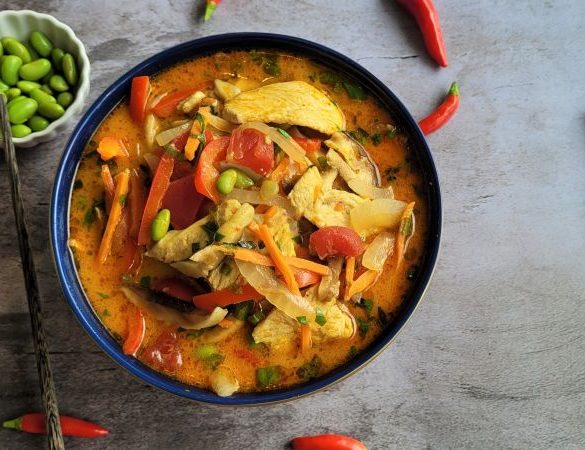 PANERA Thai Chicken Coconut Soup with Yellow Curry