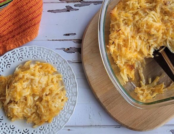 CRACKER BARREL’S Hash Brown Casserole potato casserole, potato, casserole, side dish, potato side dish, easy side dish recipe, hash brown casserole