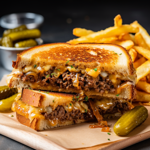 rrr_thereal_a_169_ratio_of_a_patty_melt_caramelized_onion_melte_dbe4e321-065b-4d92-a20a-059471a2964a Red Robin, Patty Melt Recipe, Easy Cooking, Homemade Burger, Grilled Onions, Melted Cheese, Comfort Food, Cooking Tutorial, DIY Restaurant Recipe